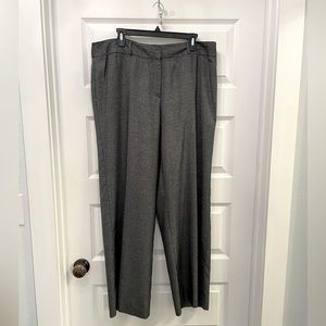 Jones New York wide leg trouser pant stretch black print